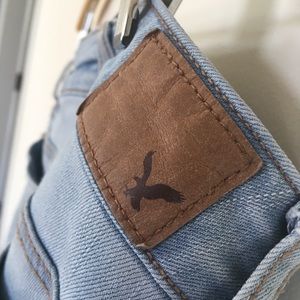 Faded light blue super stretch jeans size 00